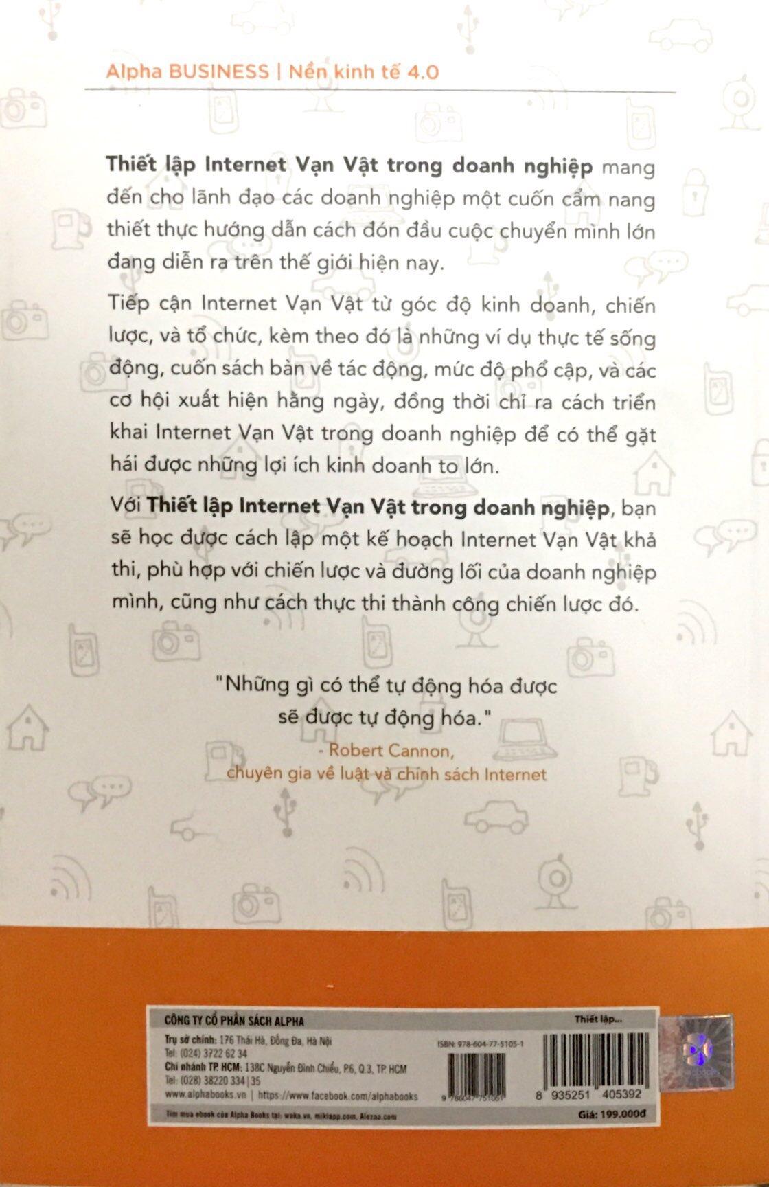 Thiết Lập Internet Vạn Vật Trong Doanh Nghiệp