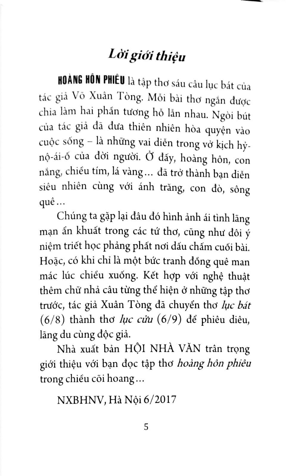 Hoàng Hôn Phiêu