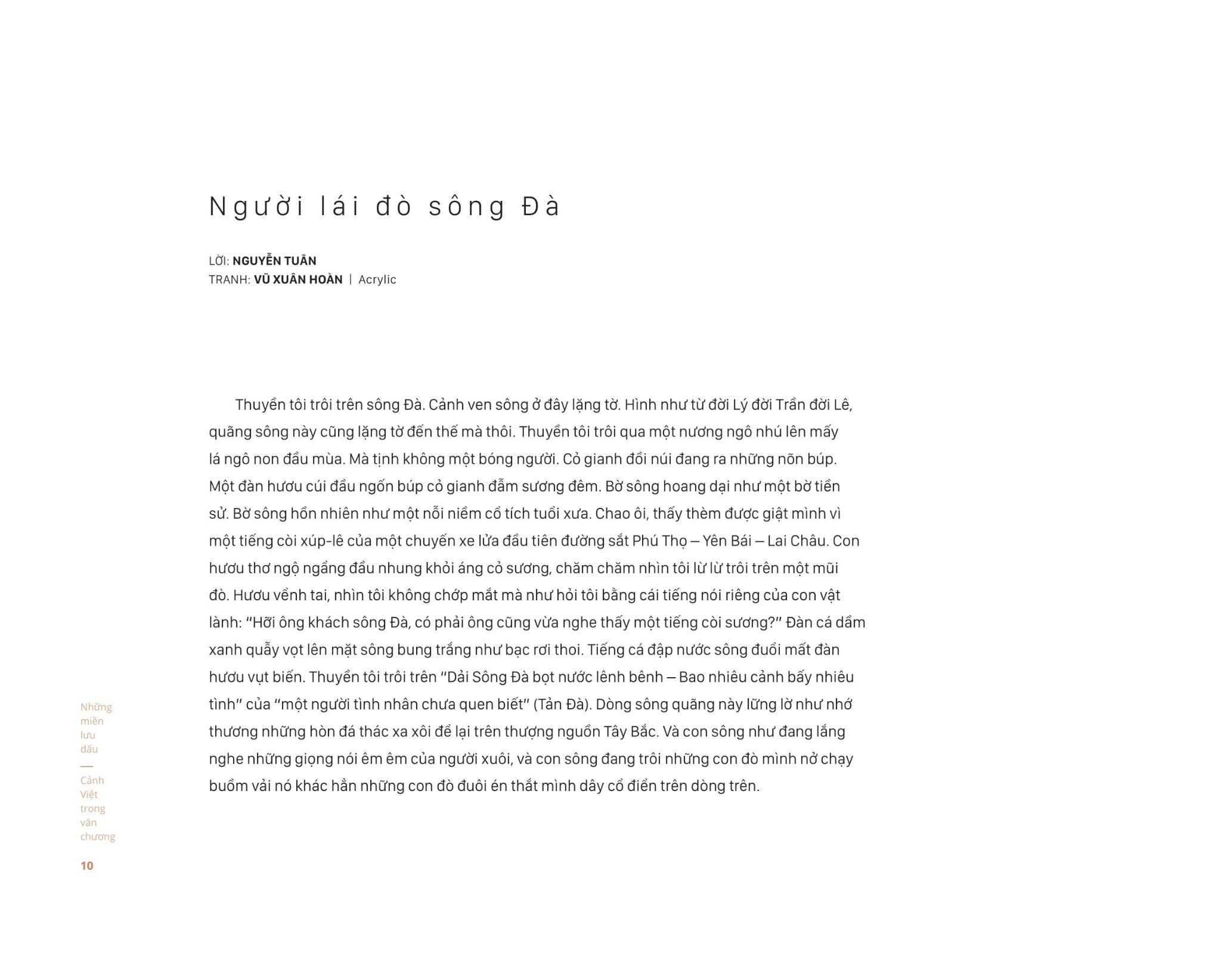 Những Miền Lưu Dấu - Cảnh Việt Trong Văn Chương