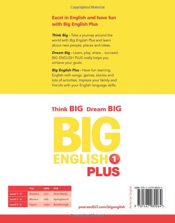 Big English Plus American Edition 1 Workbook