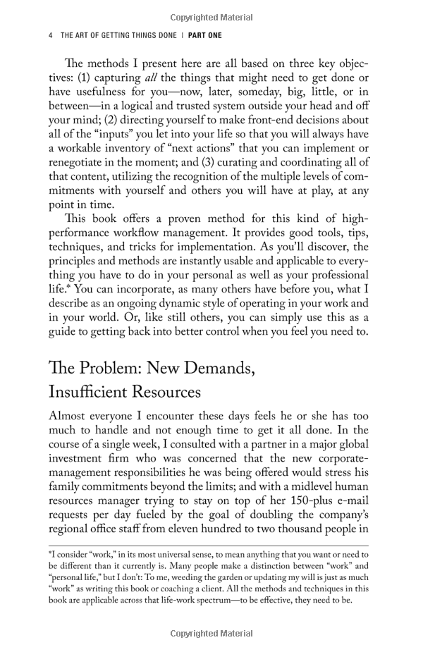 Getting Things Done: The Art Of Stress-Free Productivity