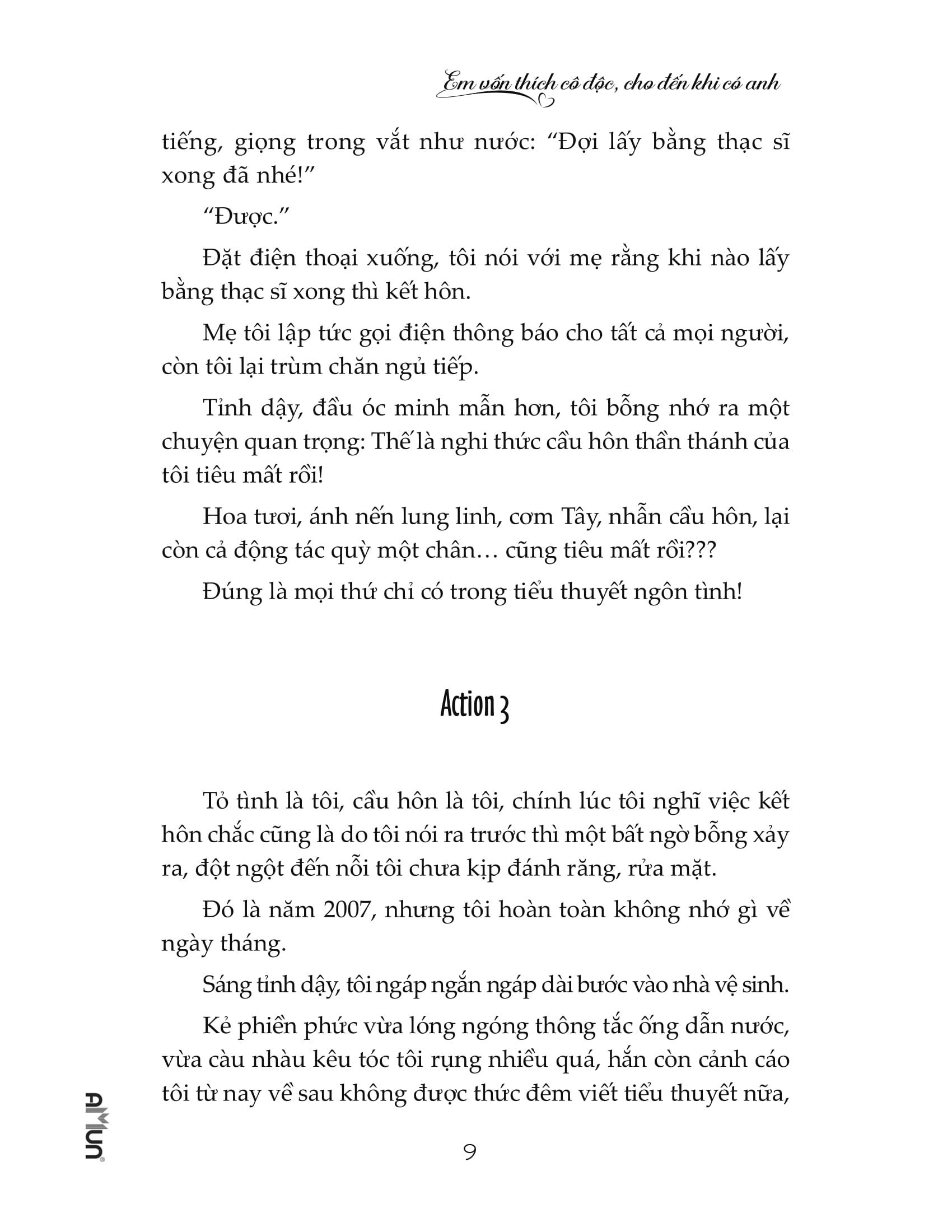 Em Vốn Thích Cô Độc, Cho Đến Khi Có Anh