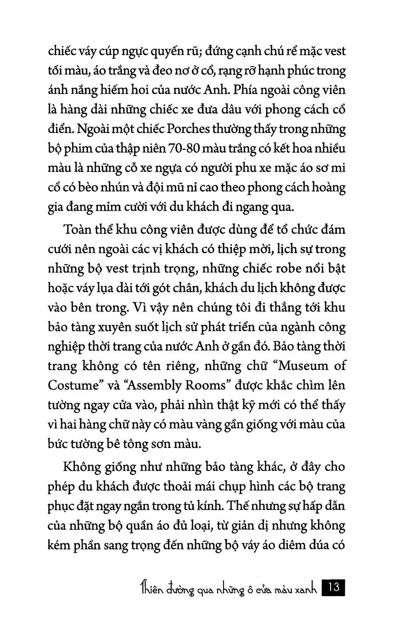 Thiên Đường Qua Những Ô Cửa Màu Xanh