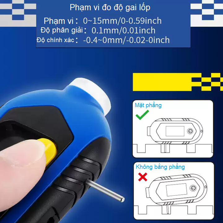 Đồng hồ đo áp suất lốp điện tử Michelin M2209, màn hình LCD 1 inch, đơn vị đo Psi, Kpa, Bar, At (Kg/cm2) - Hàng Chính Hãng