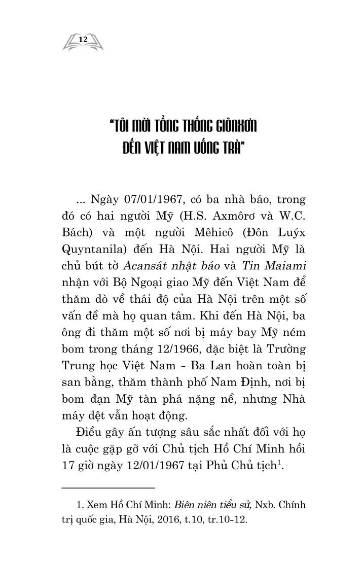 79 câu chuyện của Bác Hồ tại Phủ Chủ tịch