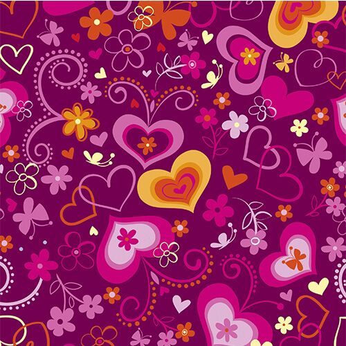 Origami Paper 100 Sheets Hearts & Flowers