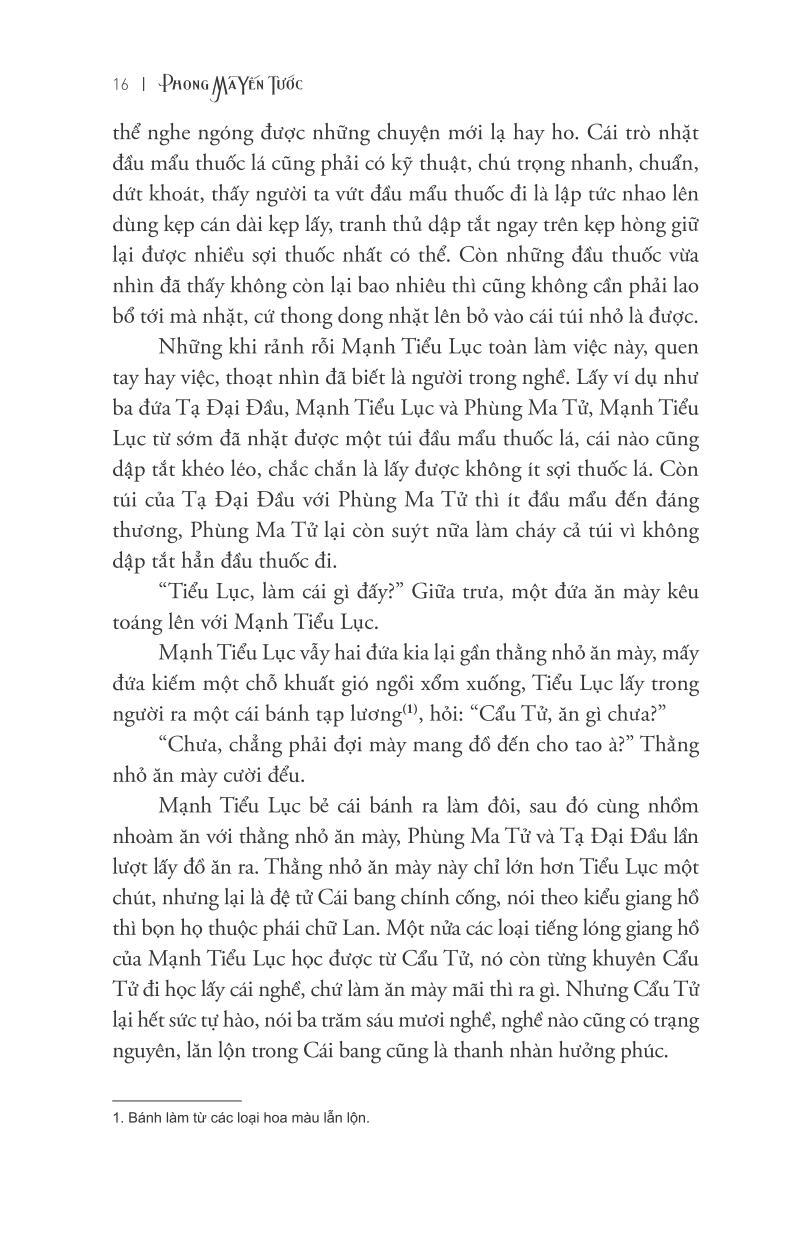 Phong Ma Yến Tước - Tập 1: Nuối Tiếc Giang Hồ