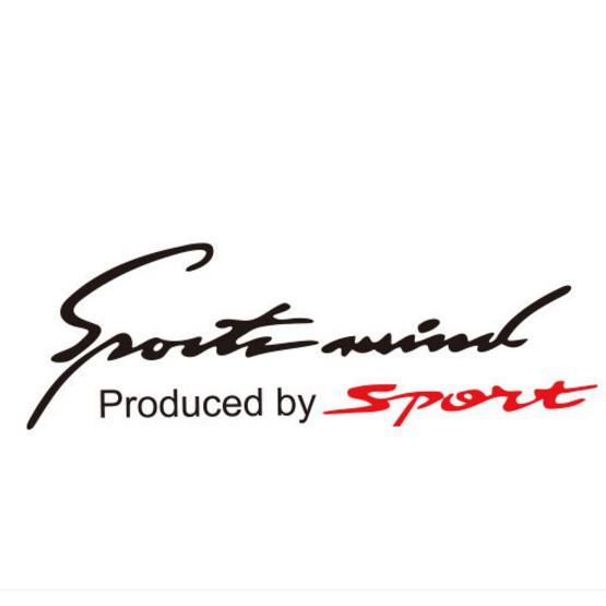 Phụ kiện ô tô Tem dán decal Sport mind prodeced by Sports xe hơi trang trí ô tô đầy đủ màu sắc