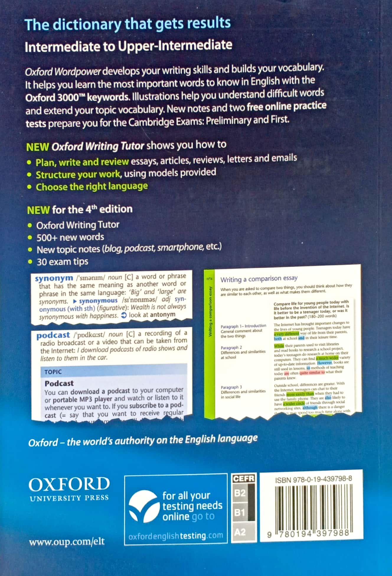 Oxford Wordpower Dictionary (4th Edition)