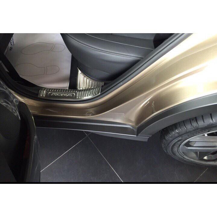 Ốp bậc Inox Dành Cho Xe Hyundai Kona 2018 2019 2020 2021