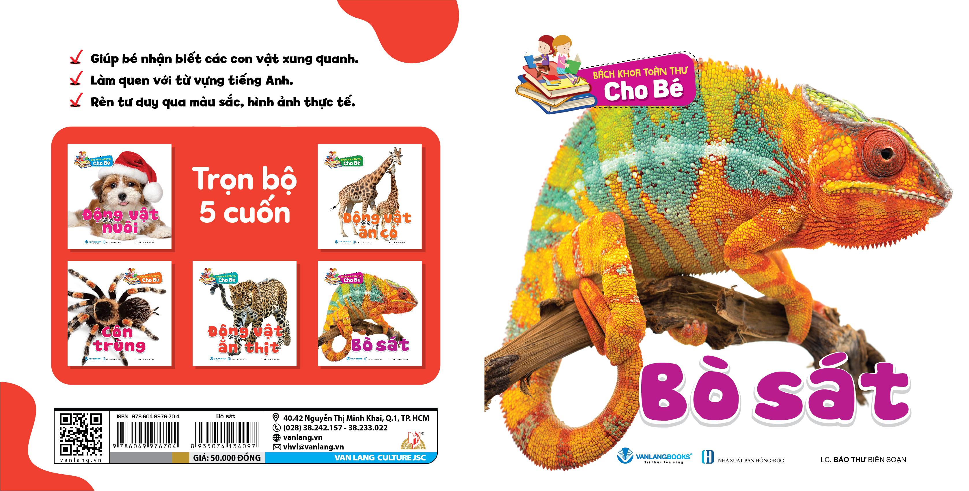 Bách Khoa Toàn Thư Cho Bé - Động Vật Nuôi (Bộ 5C) - Tái Bản