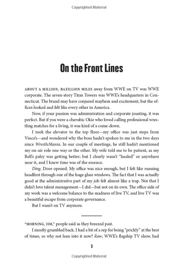 Under The Black Hat: My Life In The WWE And Beyond