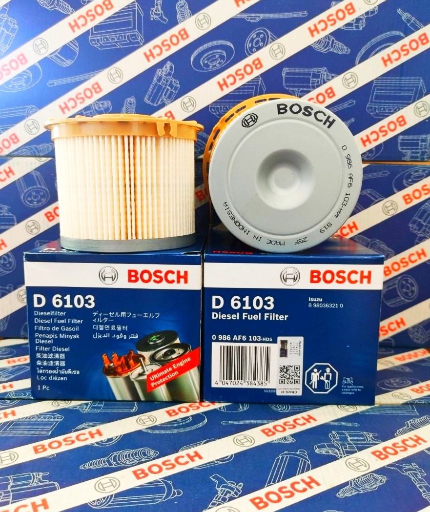 Lọc Nhiên Liệu Isuzu MuX, DMax 2.5/3.0 (-2016) - Bosch D6103