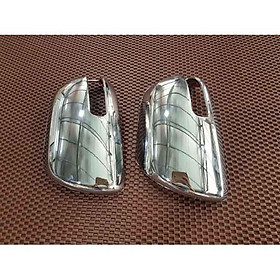 Ốp Trang Trí Gương Chiếu Hậu Mạ Crom Cho Xe Fortuner 2009-2015