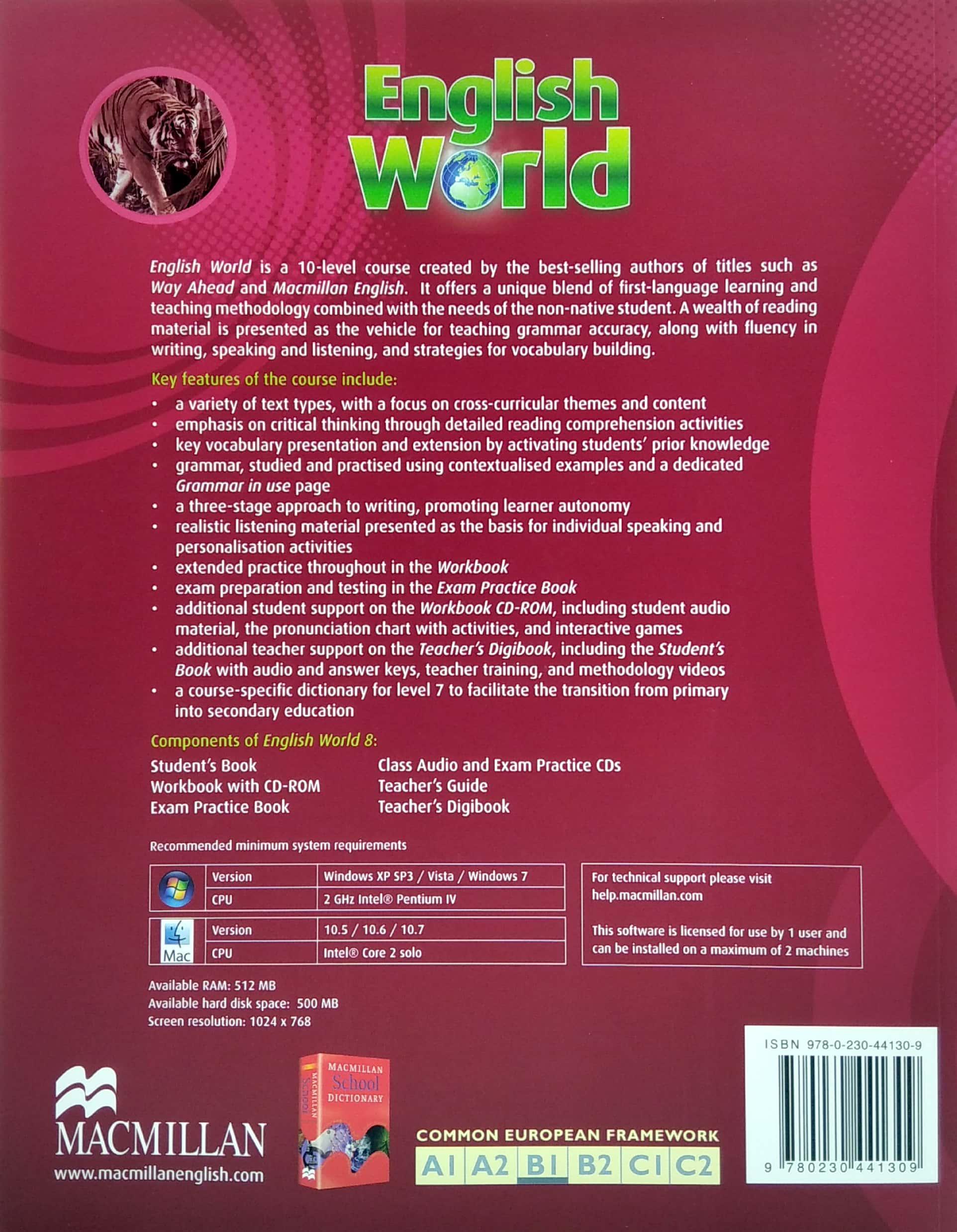 English World Workbook & CD-ROM Level 8