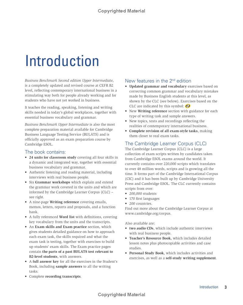 Business Benchmark Upper Intermediate BULATS Student
