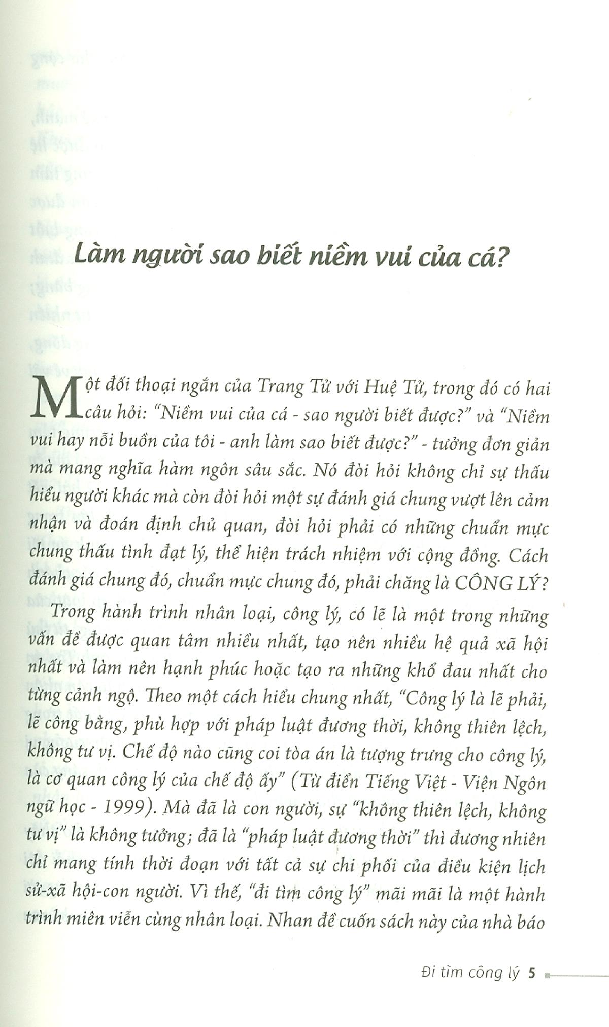 Đi Tìm Công Lý (Tái Bản 2023)