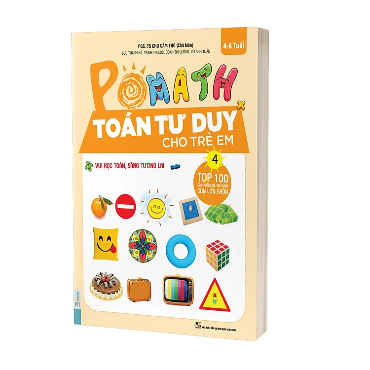 Combo Trọn Bộ Sách PoMath - Toán Tư Duy Cho Trẻ Em 4-6 Tuổi (6 cuốn)