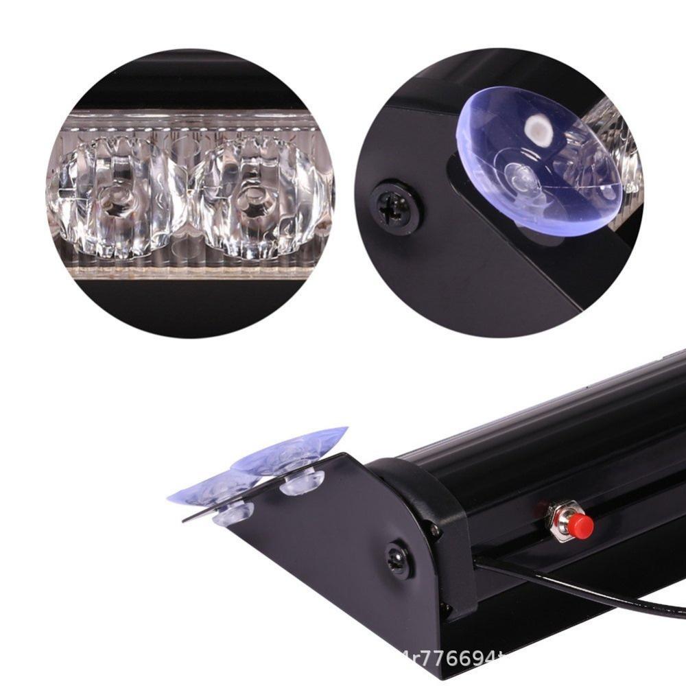 Đèn Led chớp xanh đỏ để taplo xe hơi, đèn nháy xin vượt ô tô,bản cao cấp công suất lớn vỏ bằng kim loại