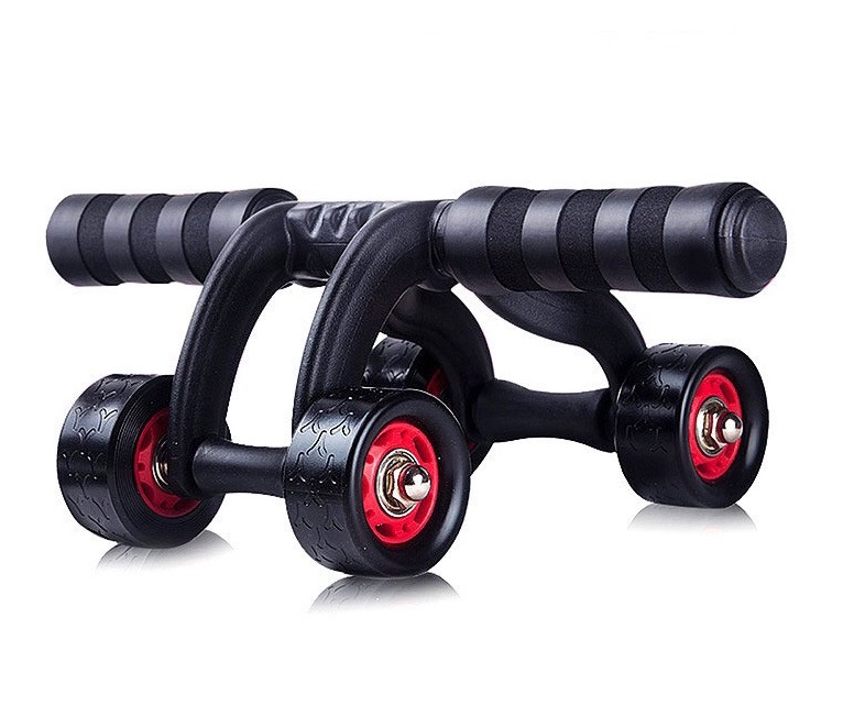 Con Lăn Tập Bụng 4 Bánh + Đệm Lót