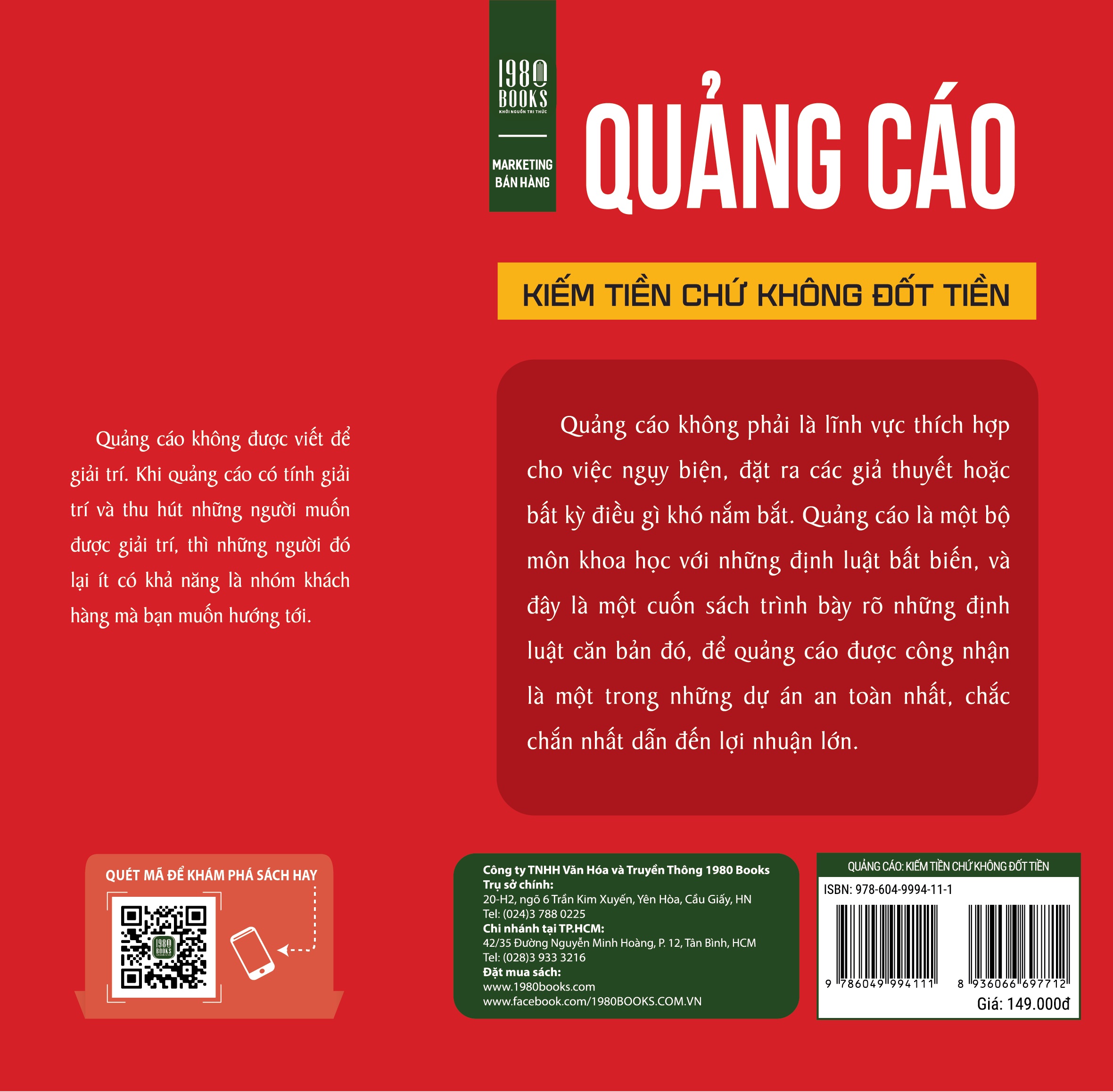 Sách - Quảng Cáo Kiếm Tiền Chứ Không Đốt Tiền - Claude C. Hopkins