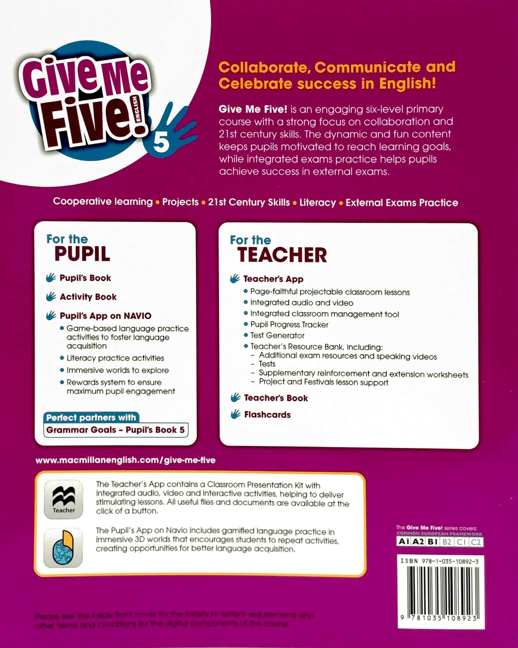 Give Me Five! Level 5 Pupil