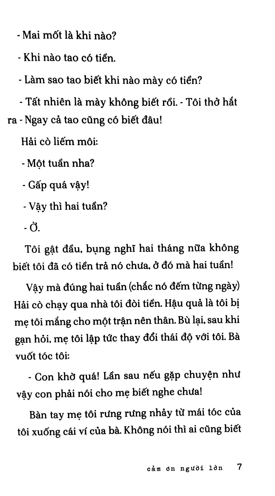 Cảm Ơn Người Lớn (Đ)