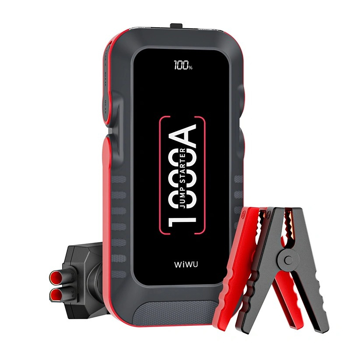 Bộ Kích Bình Ác Quy Ô Tô WiWU JS001 Có đèn Led - Hàng Chính Hãng