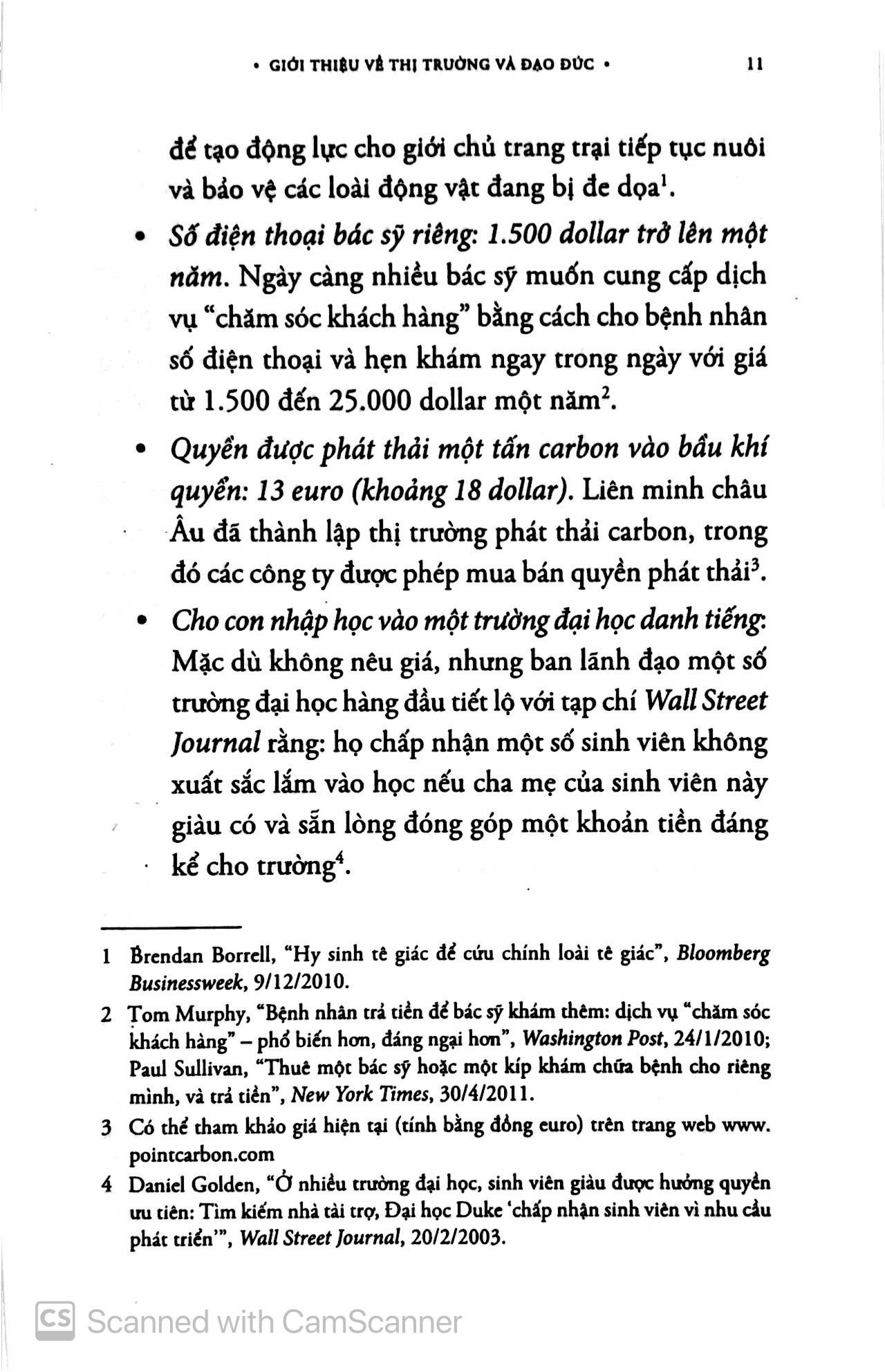 Tiền Không Mua Được Gì (What money can