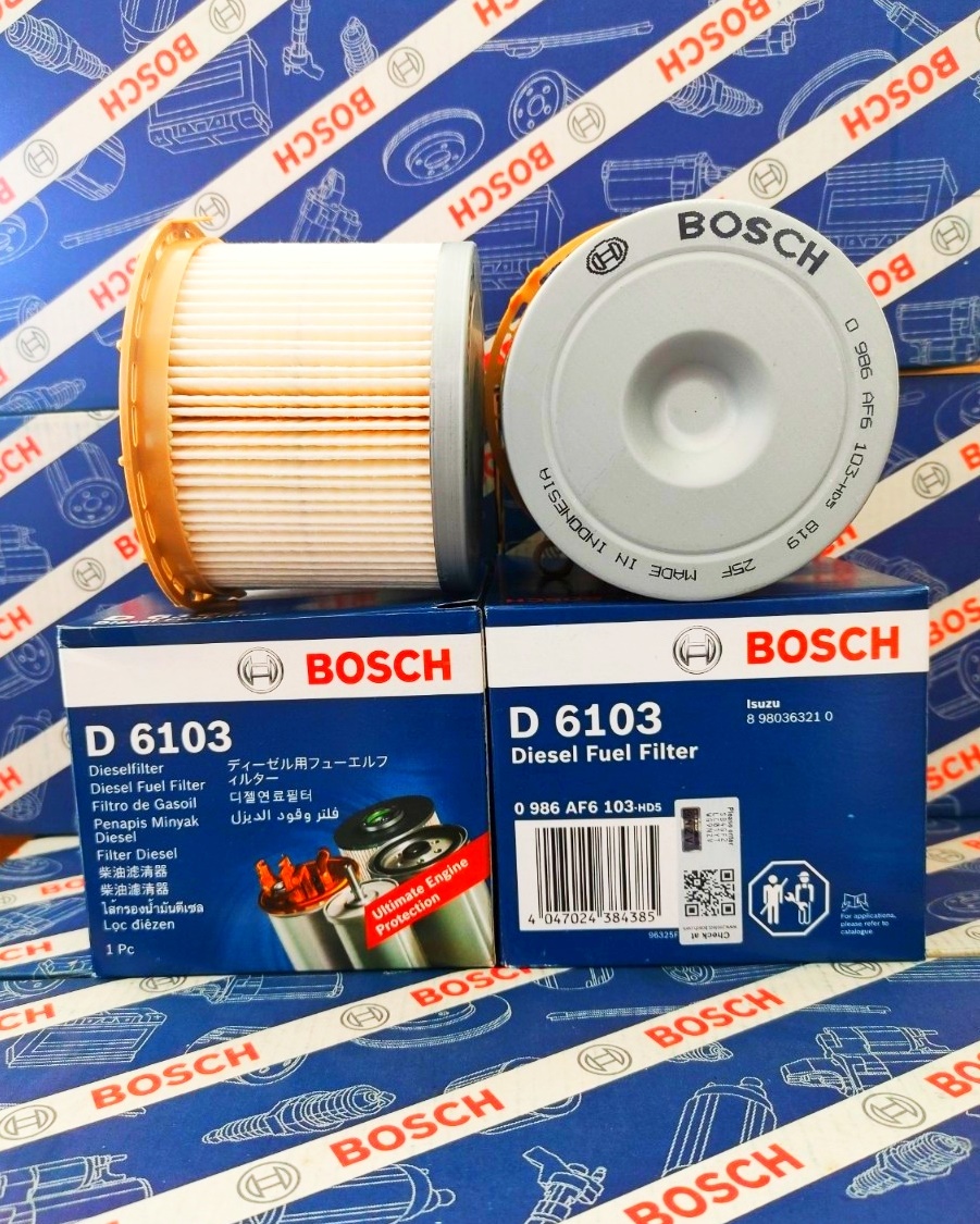 Lọc Nhiên Liệu Isuzu MuX, DMax 2.5/3.0 (-2016) - Bosch D6103