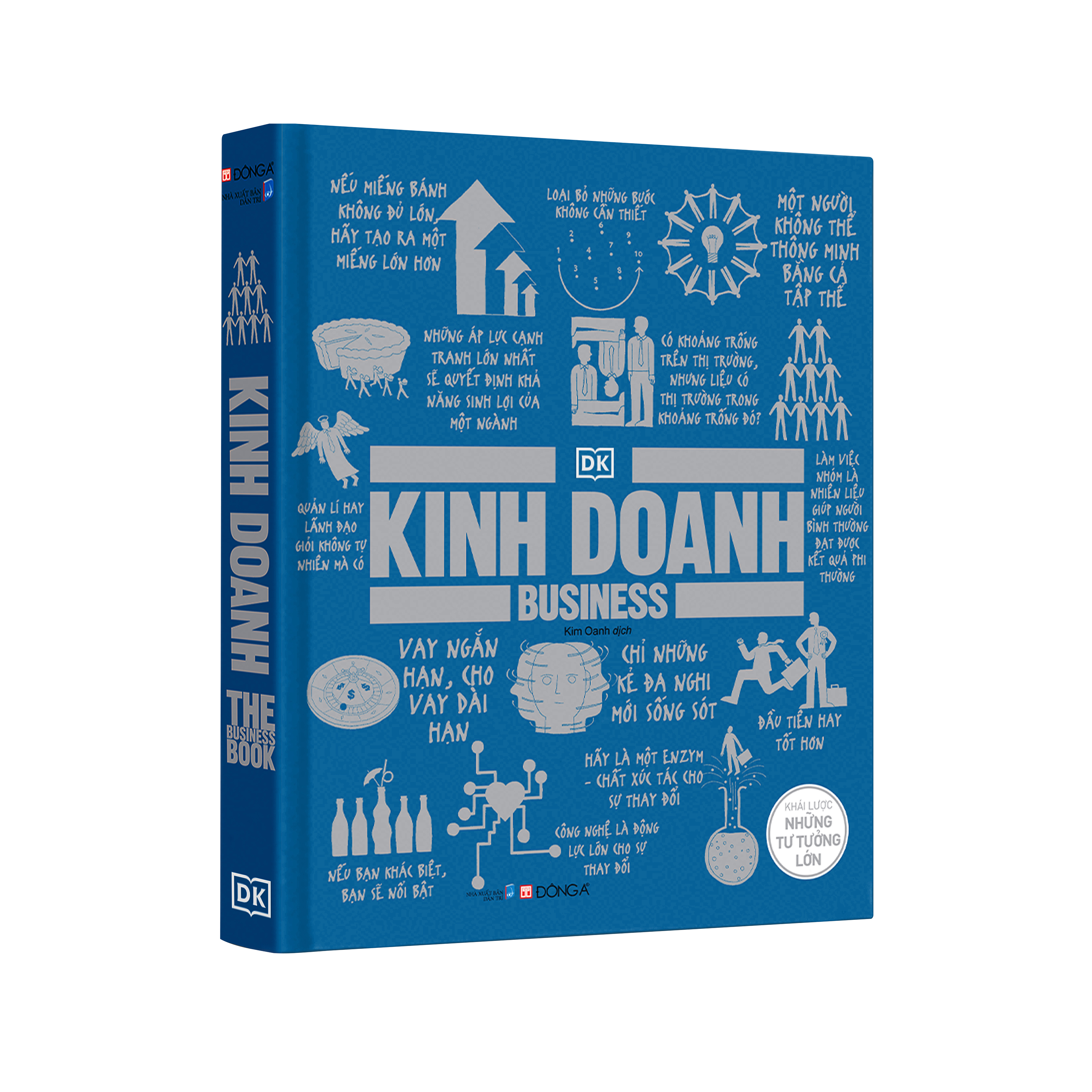 KINH DOANH - KHÁI LƯỢC NHỮNG TƯ TƯỞNG LỚN - DK - Kim Oanh dịch - Tái bản 2023 - (bìa cứng, có áo, in màu toàn bộ)