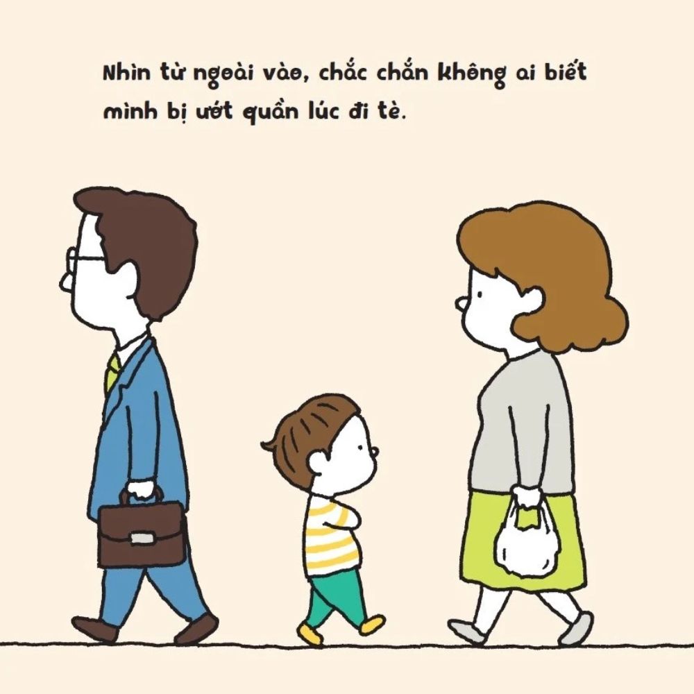 Ehon - Mình Bị Ướt Quần Chút Xíu Lúc Đi Tè