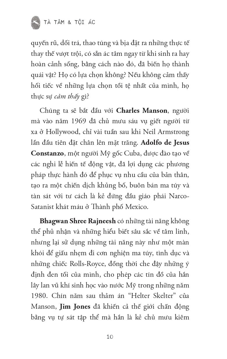 Sách - Tà Tâm & Tội Ác