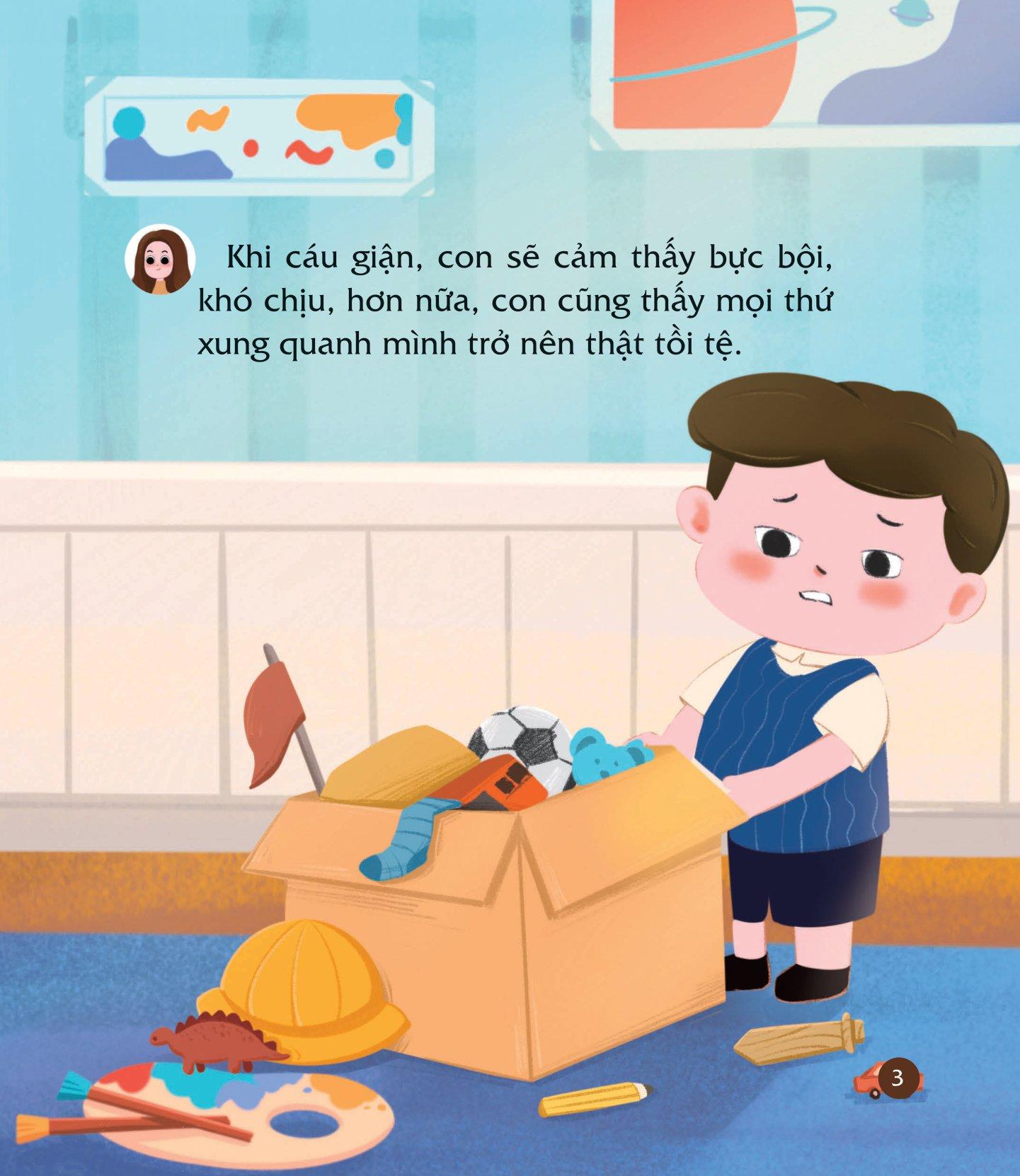 Sách Cùng Con Nuôi Dưỡng Cảm Xúc Tích Cực - Con Không Cáu Giận