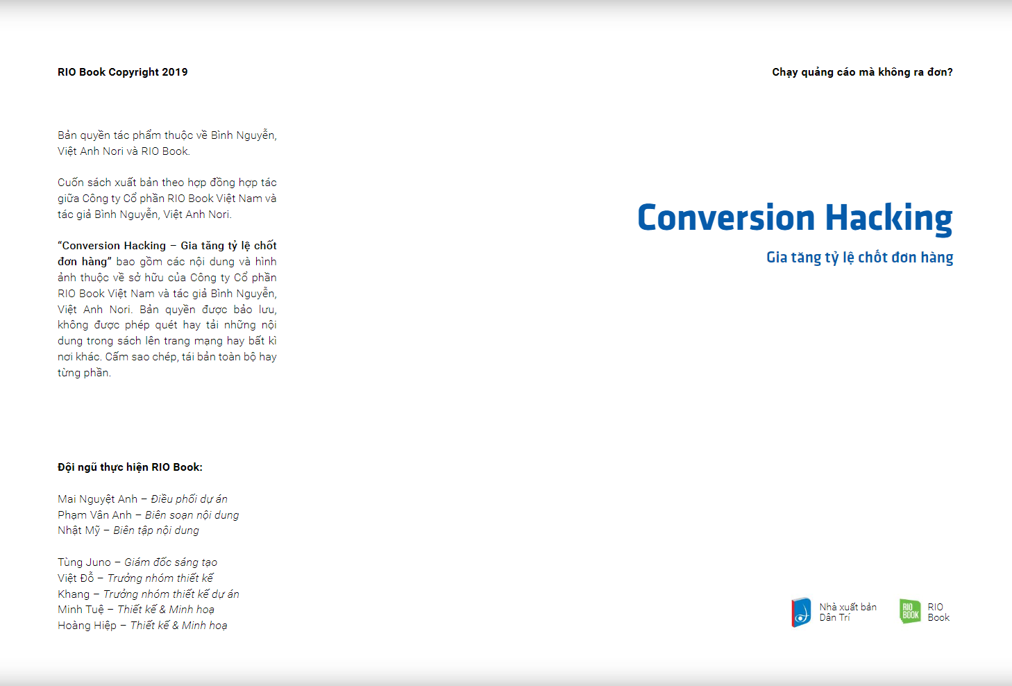 Conversion Hacking - Gia Tăng Tỷ Lệ Chốt Đơn Hàng