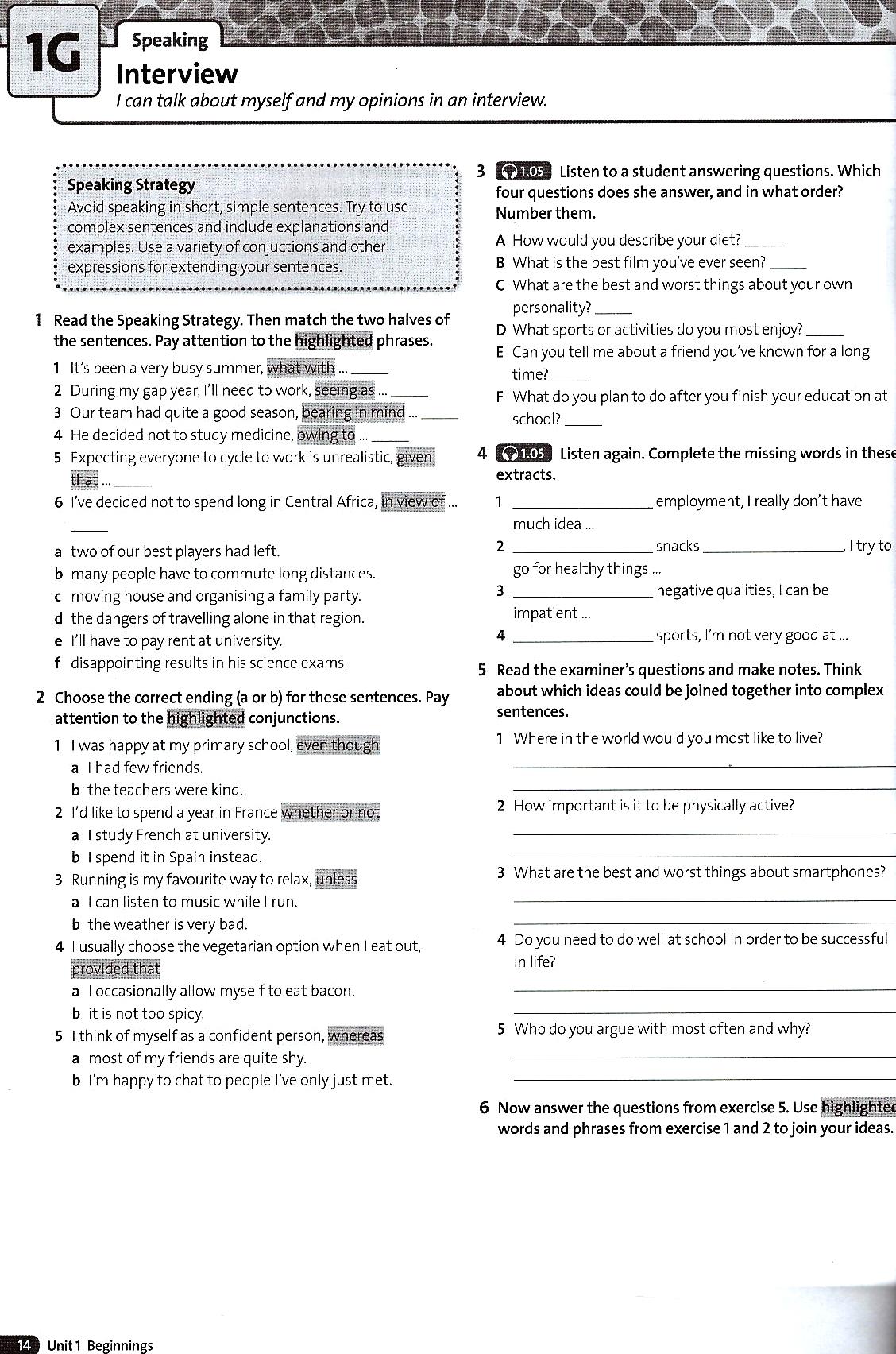Solutions: Advanced: Workbook 3rd Edition