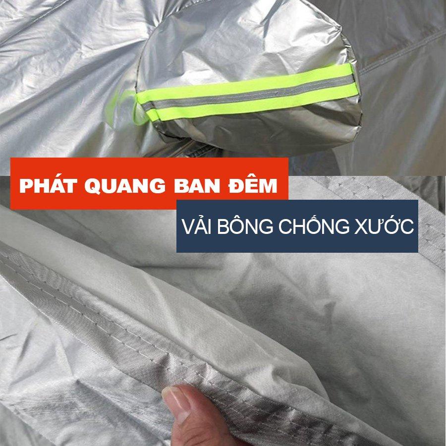 Bạt vải dù phủ trùm kín bảo vệ xe ô tô NISSAN ALMERA chất liệu vải dù oxford cao cấp
