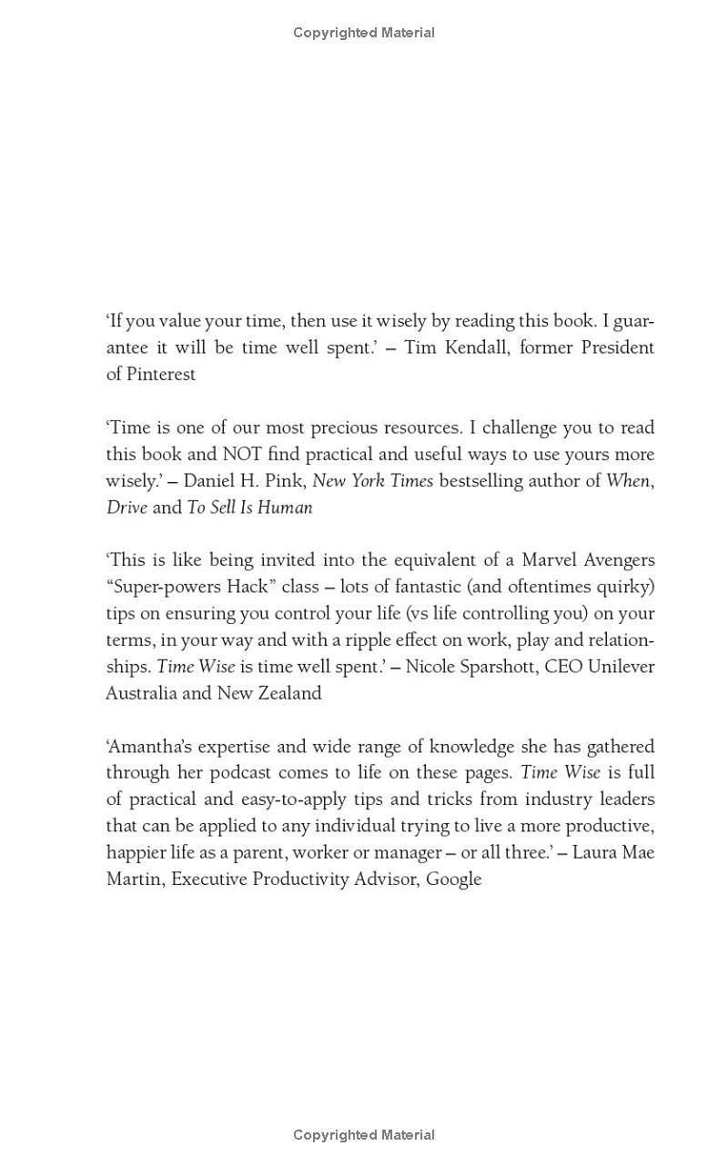 Time Wise: Productivity Secrets Of The World