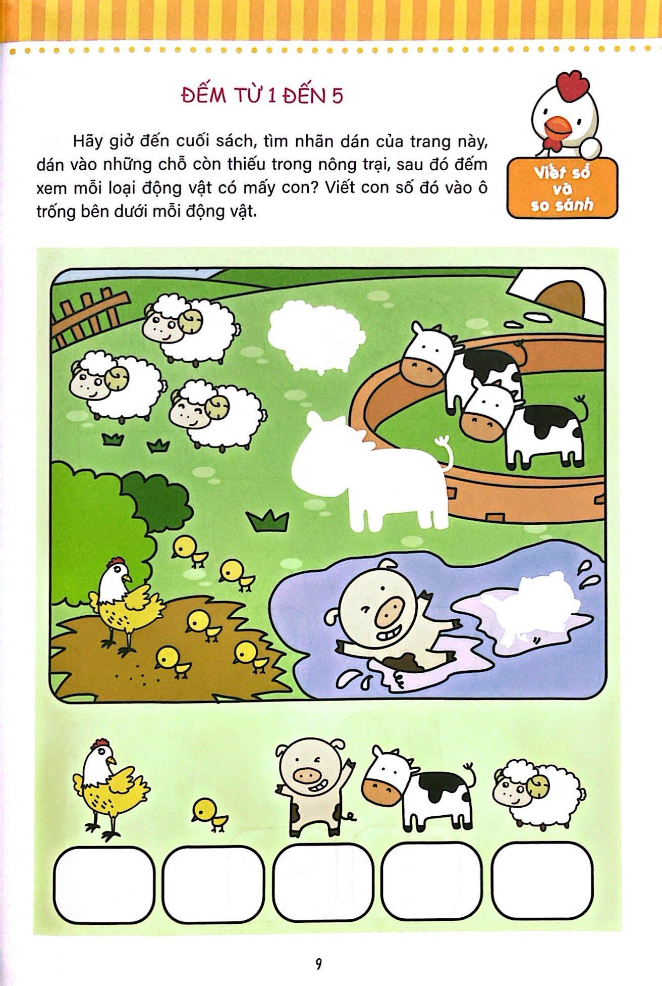 Toán Học Cho Trẻ Mẫu Giáo: Lớp Lá 1