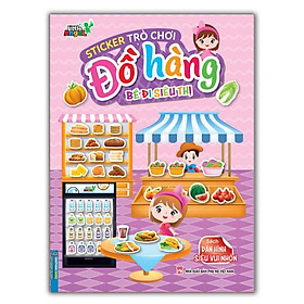 Sticker Trò Chơi Đồ Hàng - Bé Đi Siêu Thị