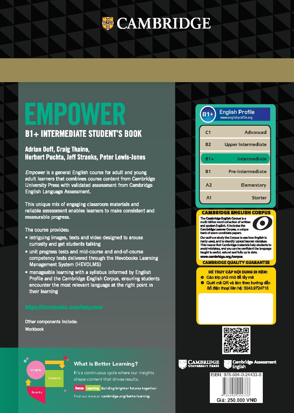 Combo 2 cuốn: Empower B1+ Intermediate Student