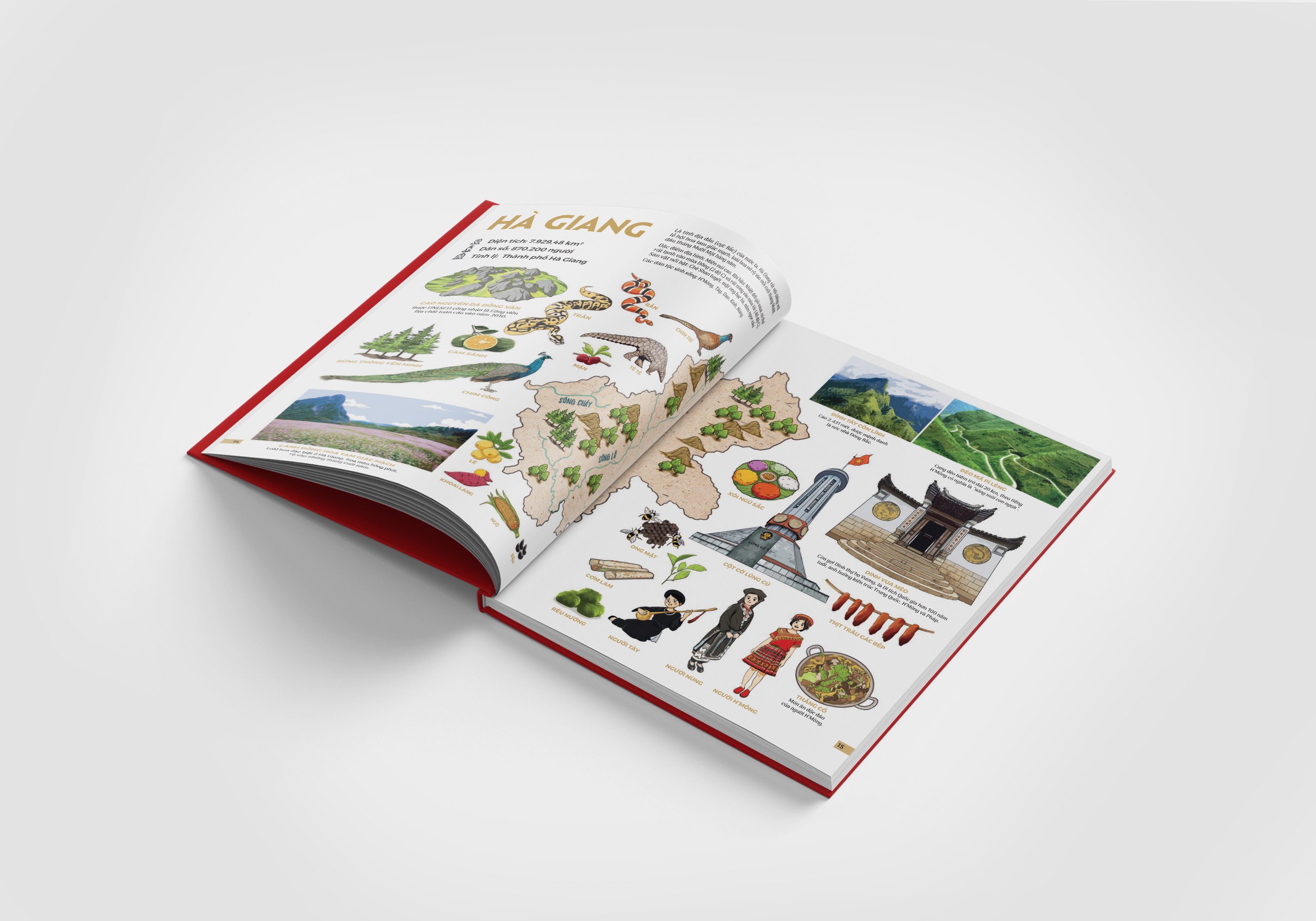 Đất Nước Gấm Hoa - Atlas Việt Nam