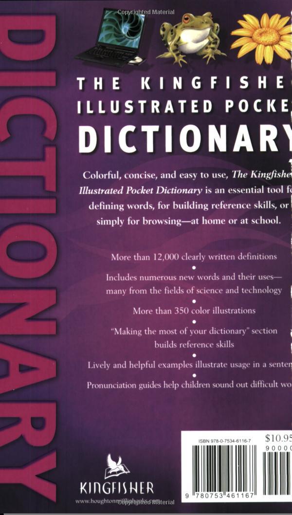 US Kingfisher Illustrated Pocket Dictionary