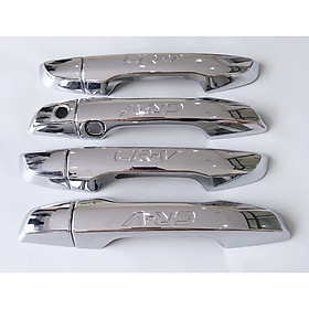 Bộ ốp tay nắm cửa dành cho xe Honda CRV, mạ crom
