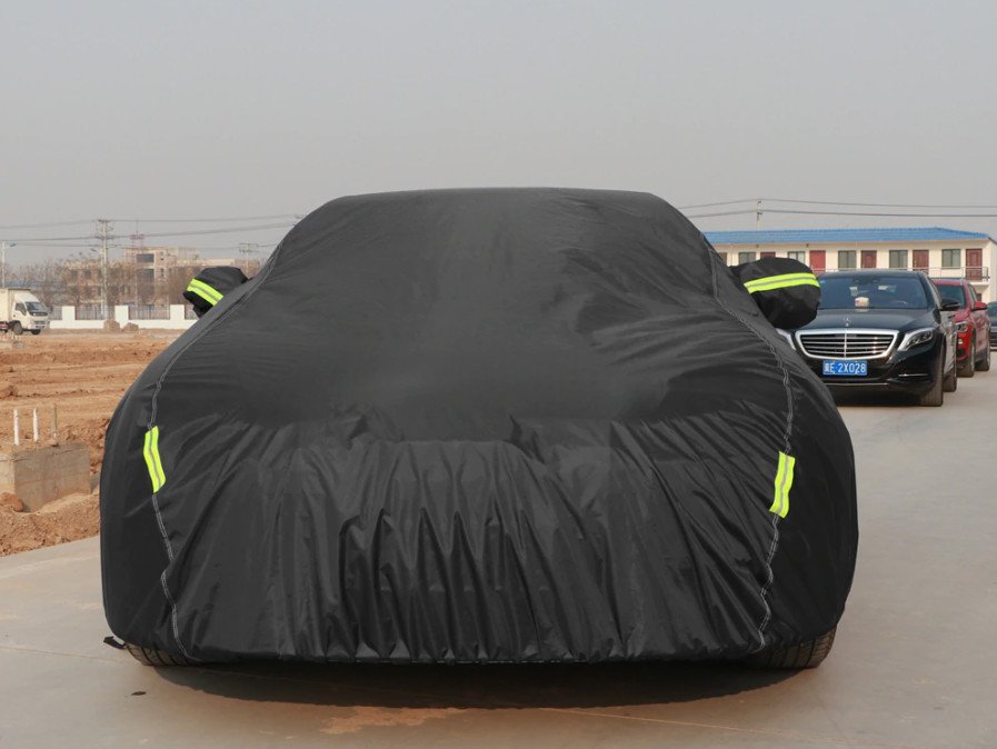 Bạt phủ ô tô Hyundai Tucson thương hiệu Macsim sử dụng trong nhà và ngoài trời chất liệu Polyester - màu đen