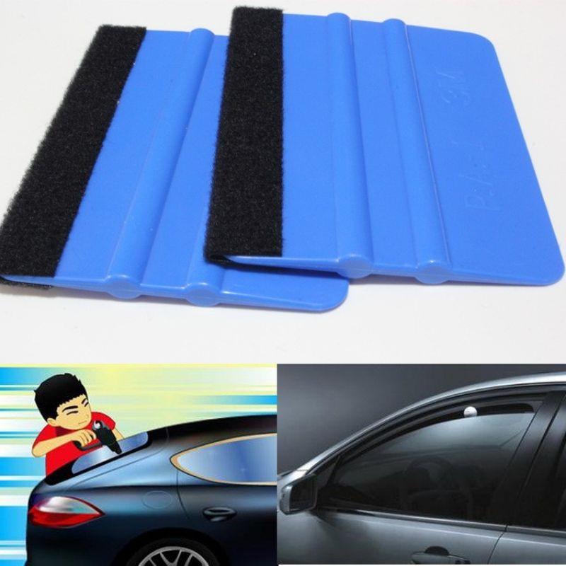 Dụng cụ miếng gạt nhựa lá nhựa gạt bọc dán vuốt decal đề can xe hơi ô tô chuyên dụng