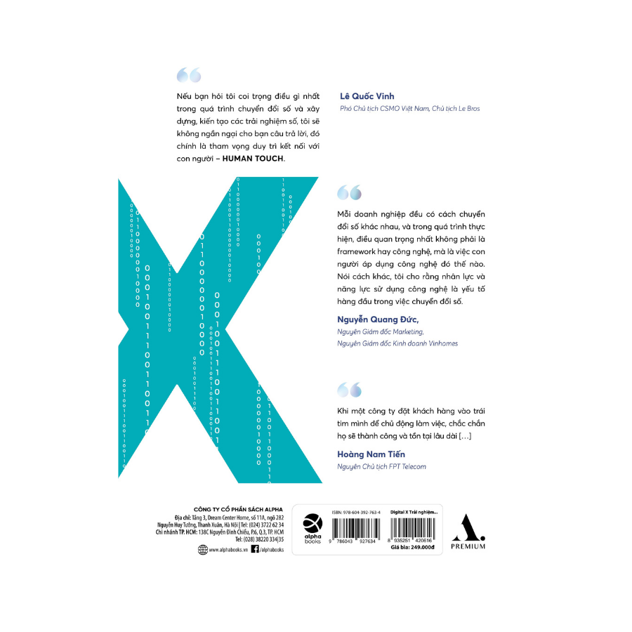 Digital X - Trải Nghiệm Số Trong Chiến Lược Sales & Marketing - VSMCamp Books - Bản Quyền
