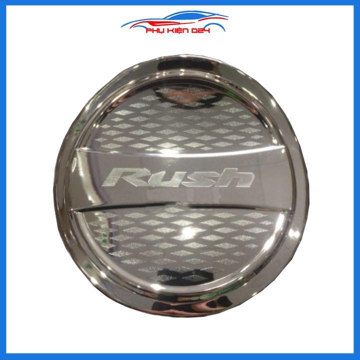 Ốp nắp bình xăng Rush 2018-2019 mạ crom chống trầy trang trí ô tô
