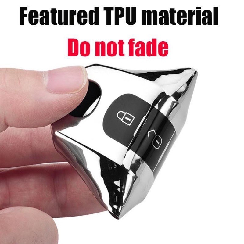 Ốp chìa khóa, bọc khóa tráng gương xe Mazda 2, mazda 3, mazda6, CX8, CX5, CX3, CX30 kèm móc treo