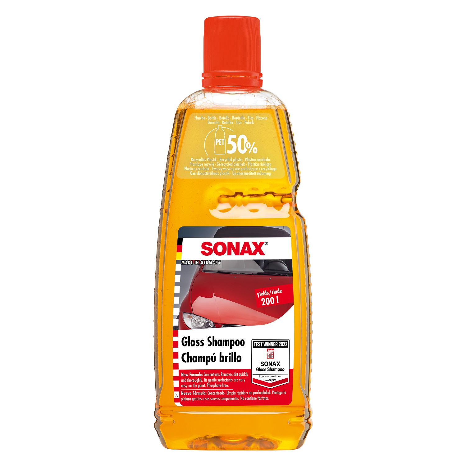Bộ 3 món rửa xe và chăm sóc kính xe bao gồm dung dịch rửa xe đậm đặc, nước rửa kính lái và chai xịt rửa kính, gương, đèn xe Sonax SO-CBKINH - Tặng kèm khăn lau ô tô chuyên dụng